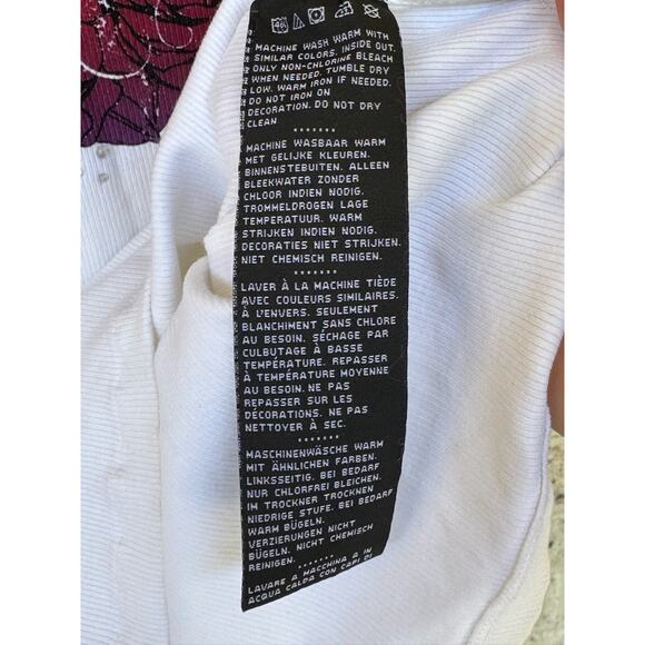 Harley Davidson Ribbed VNeck Shirt-Size Large - Picture 4 of 6